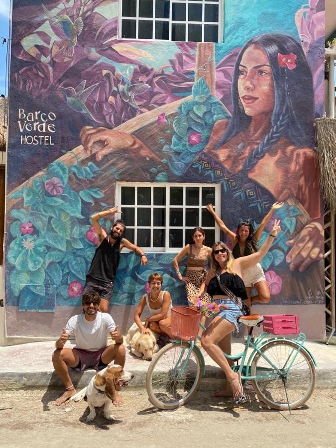 Barco Verde Hostel Isla Holbox Luaran gambar
