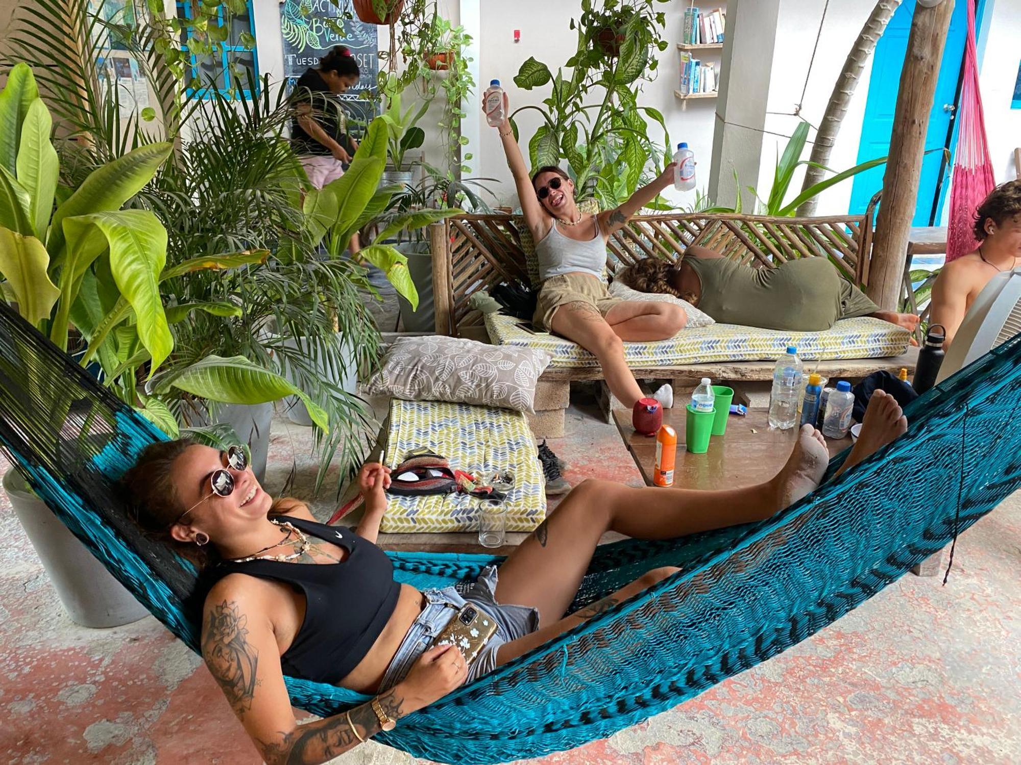Barco Verde Hostel Isla Holbox Luaran gambar